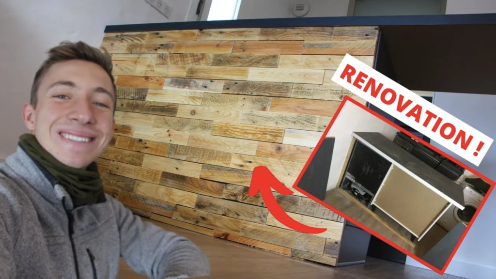 Fabriquer un PAREMENT en bois de palettes recyclées ?! - RENOVATION APPARTEMENT