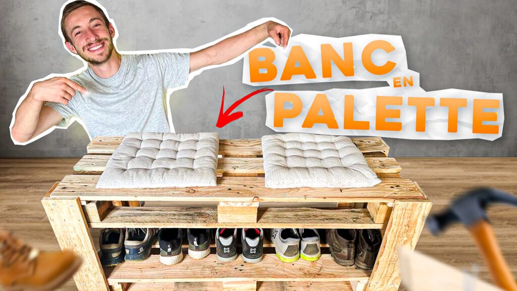 Comment fabriquer un BANC en PALETTE en 30 minutes top chrono ?